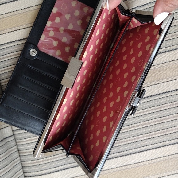 Lovecat black leather wallet - Picture 5 of 9